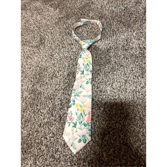 Janie and Jack boys floral neck tie size 2-5. C2-14 (2) - Picture 1 of 3